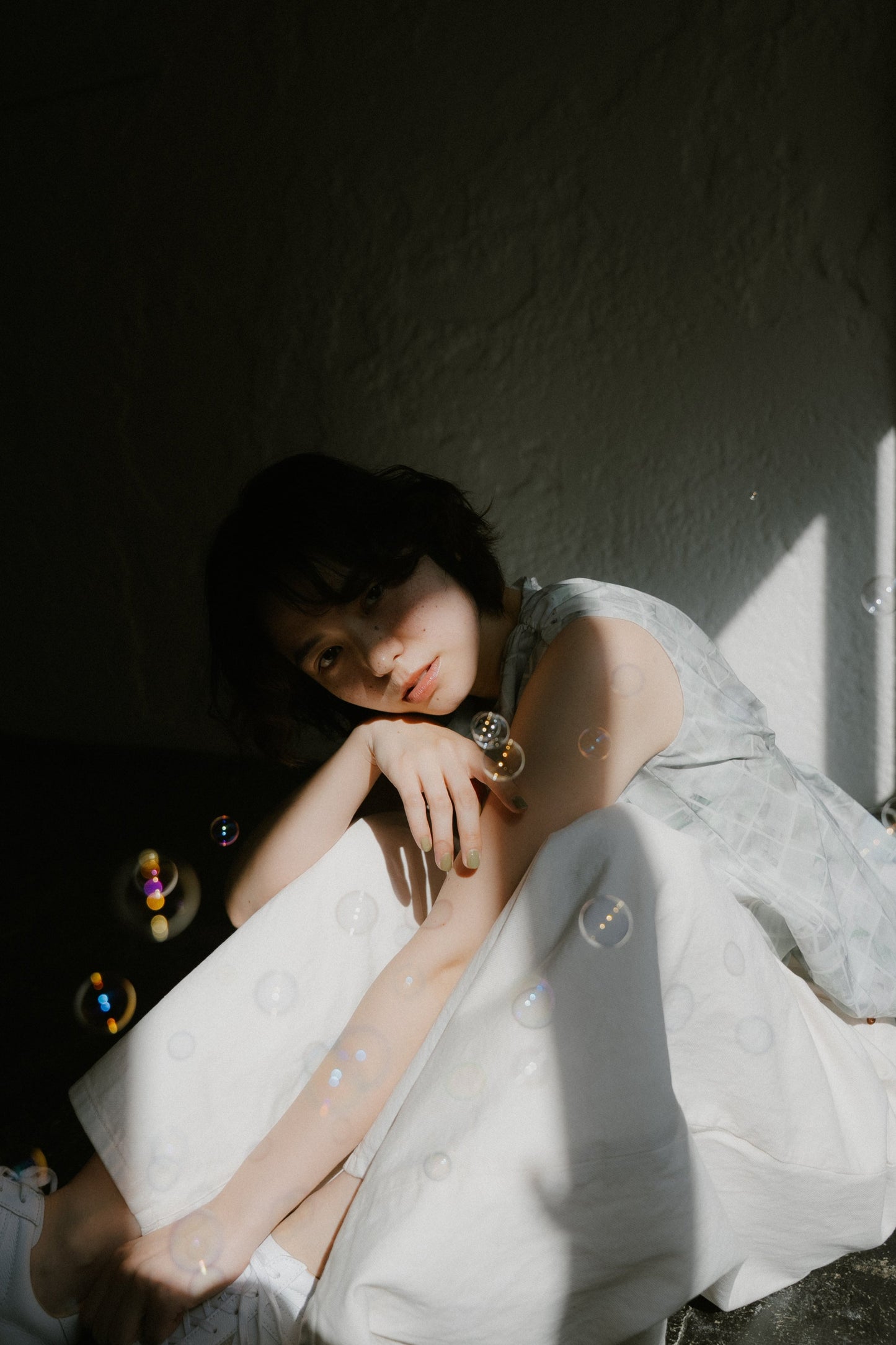 Serenely clear blouse