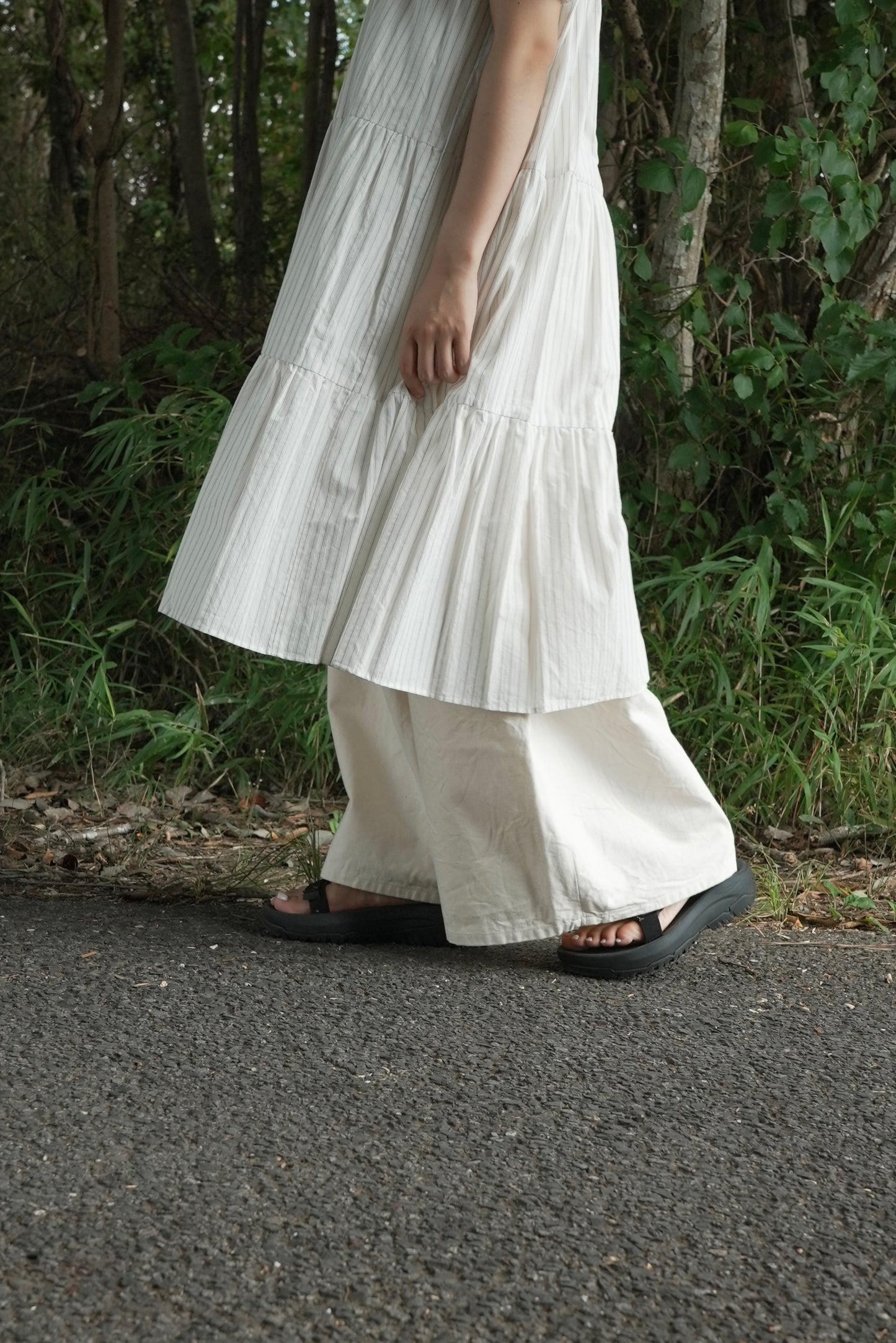 mailing stamp petal denim ( white )