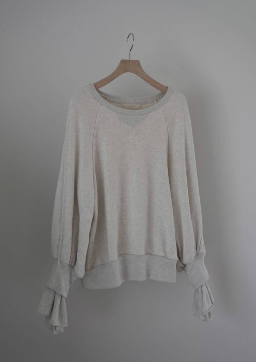 lib 綁帶袖套衫(白色)