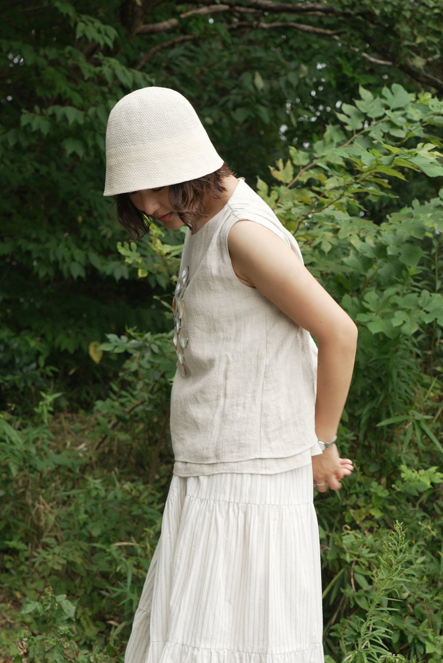 shell tops ( écru )