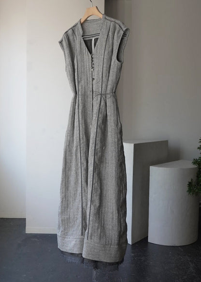 <ご予約商品> herringbone patch lace jump suit