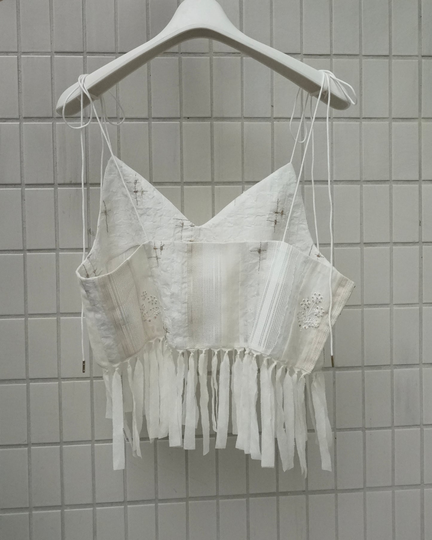 < ご予約アイテム > sparkle patch camisole ( white )