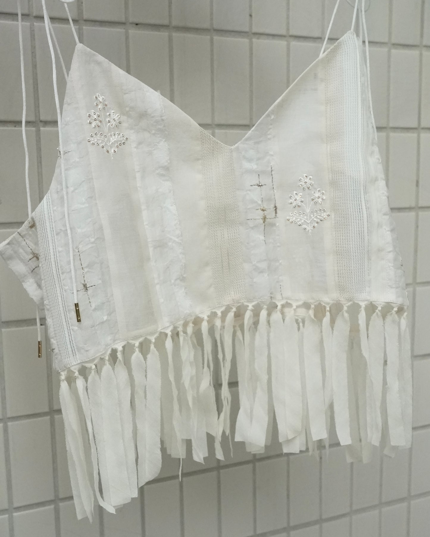 < ご予約アイテム > sparkle patch camisole ( white )
