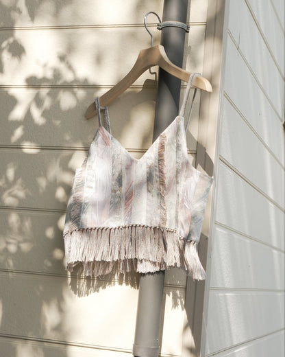 亮片貼花吊帶背心