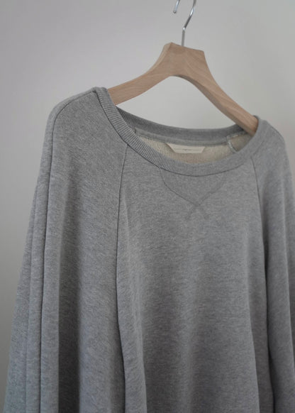 lib band sleeve pullover (gray)