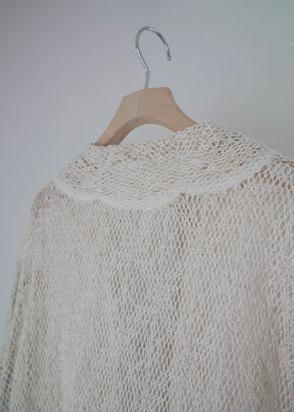 pottery rim lace shirt (écru)