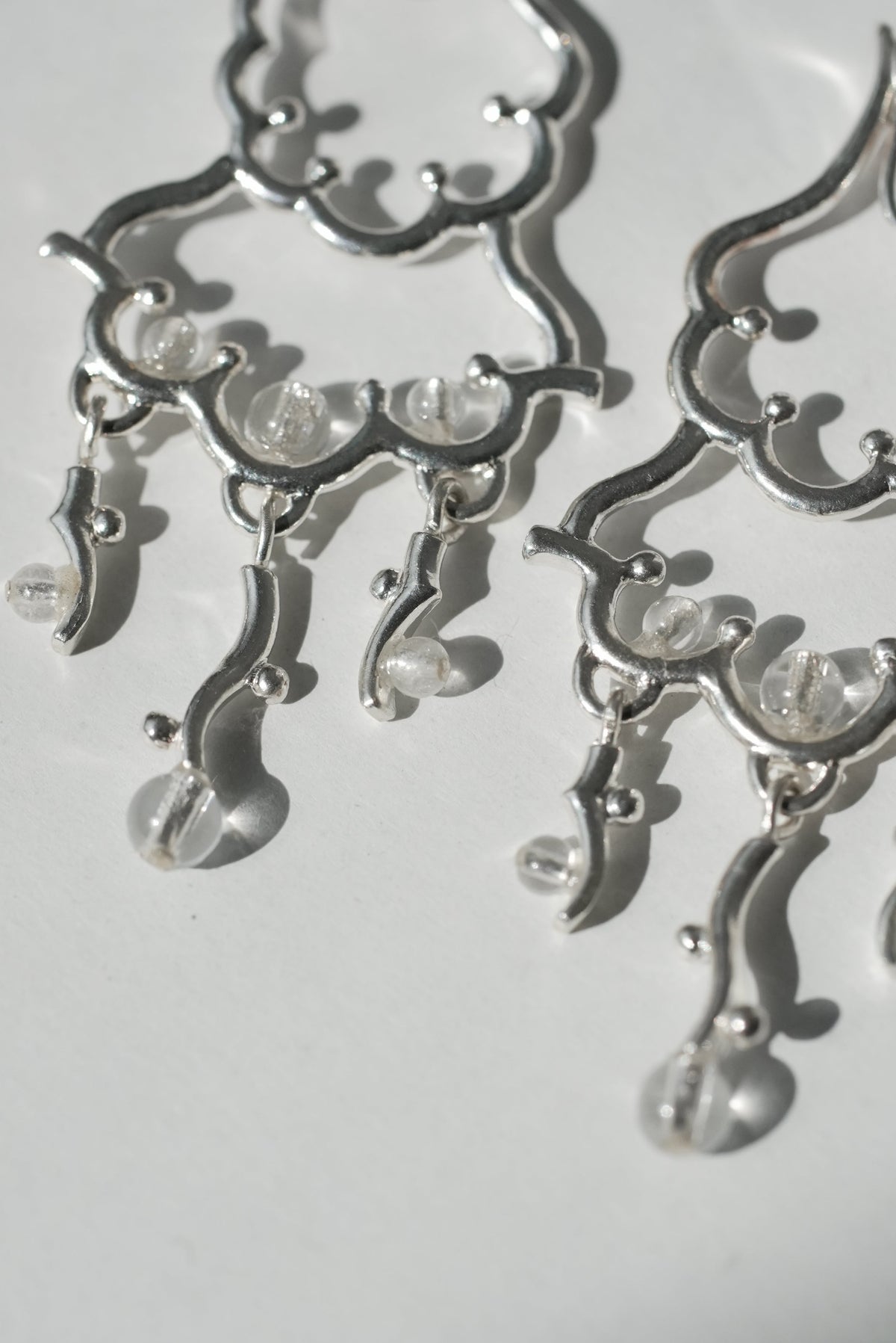 [ pre order ] chandelier series vol.6 "Dew" pierce & earring ( silver )