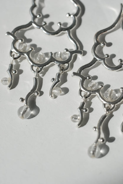 [ pre order ] chandelier series vol.6 "Dew" pierce & earring ( silver )