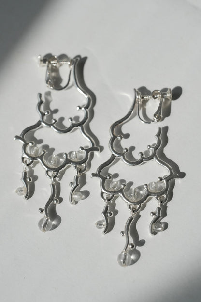 [ pre order ] chandelier series vol.6 "Dew" pierce & earring ( brass )
