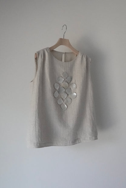 <ご予約商品> shell tops ( écru )