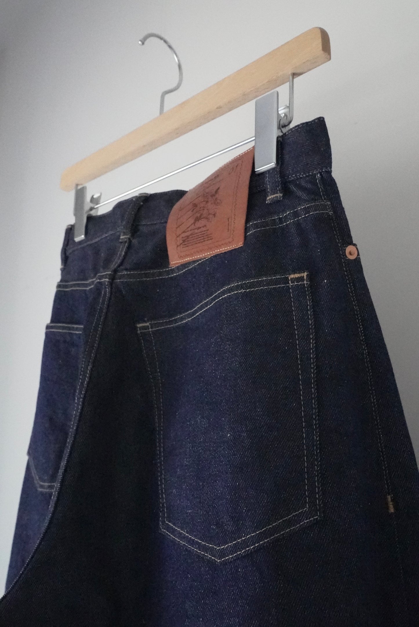 <ご予約商品> mailing stamp petal denim ( indigo )