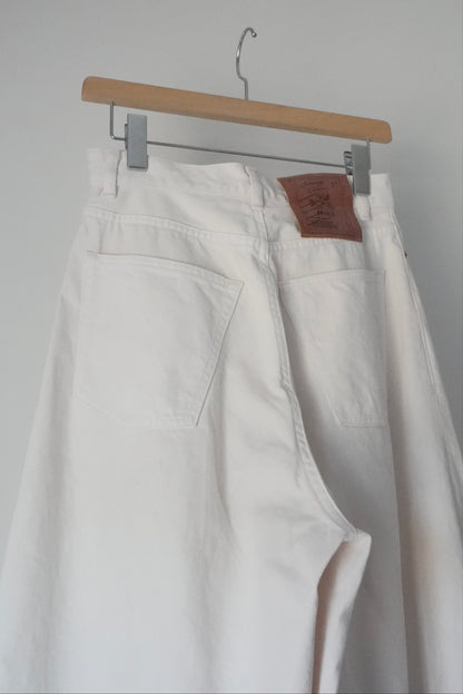 <ご予約商品> mailing stamp petal denim ( white )