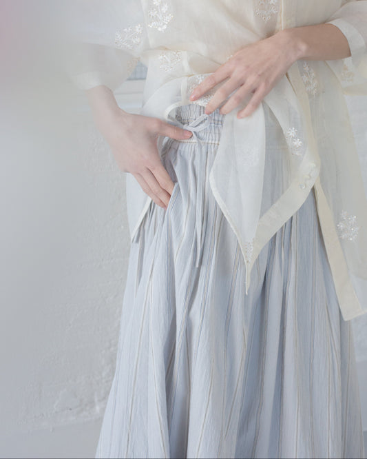 【預購】條紋睡衣裙 *需支付50%訂金