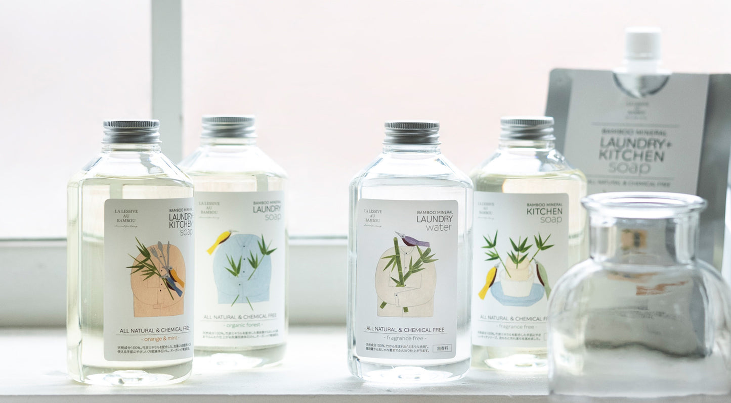 LA LESSIVE AU BAMBOU ランドリーウォーター 500ml ( やさしいお手入れに )
